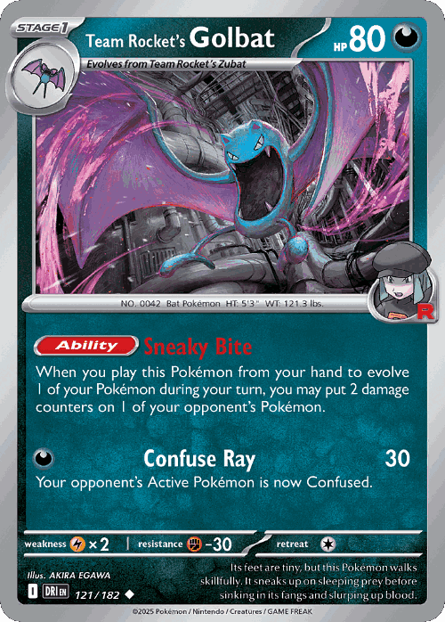 Team Rocket's Golbat 121, Destined Rivals