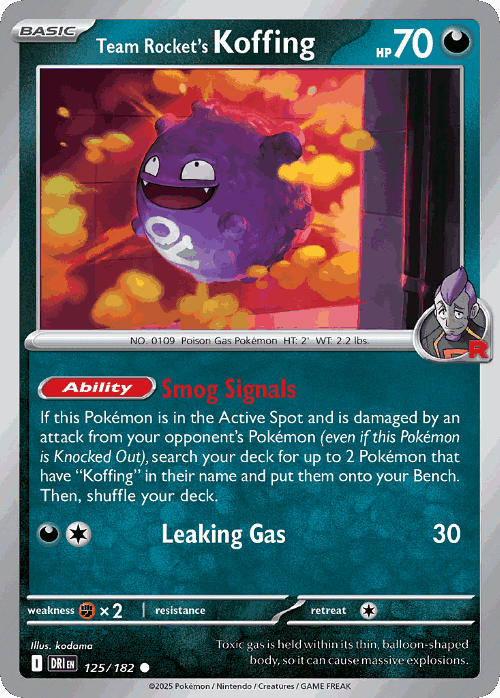 Team Rocket's Koffing 125, Destined Rivals