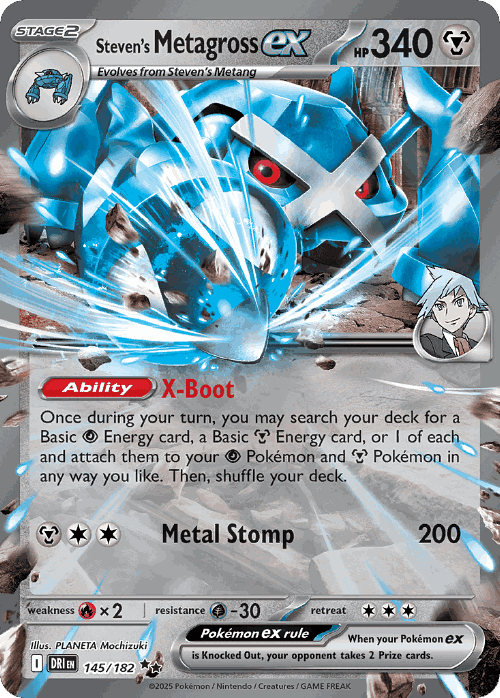 Steven's Metagross ex 145, Destined Rivals