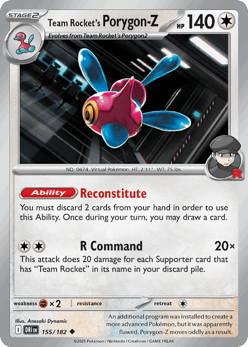 Team Rocket's Porygon-Z 155, Destined Rivals