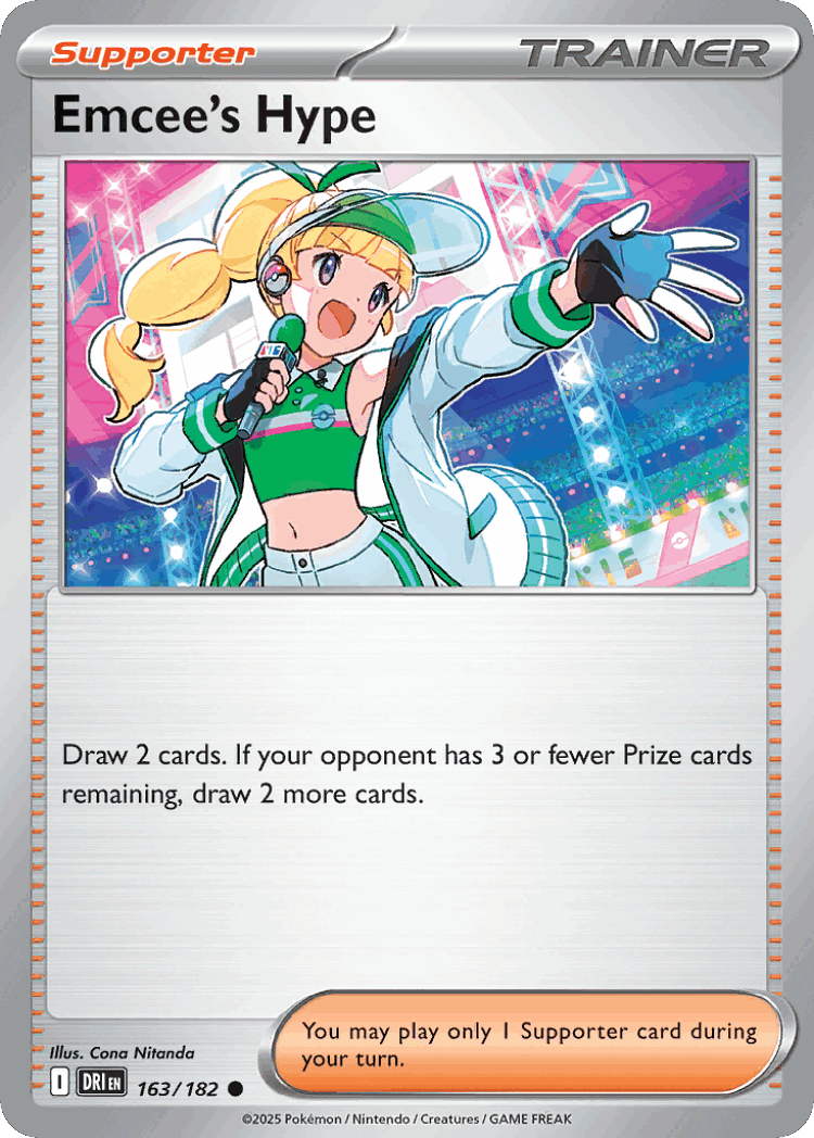 Emcee's Hype #163 from Destined Rivals - Common - Illustrated by Cona Nitanda