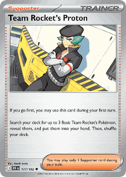 Team Rocket's Proton 177, Destined Rivals