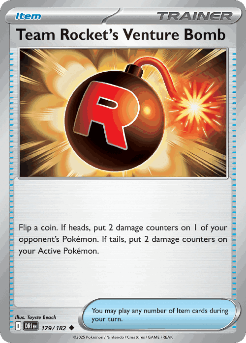 Team Rocket's Venture Bomb 179, Destined Rivals