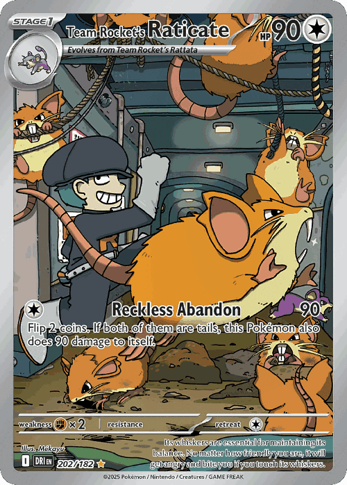 Team Rocket's Raticate 202, Destined Rivals