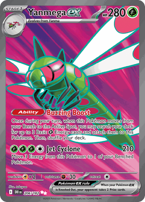 Yanmega ex 206, Destined Rivals