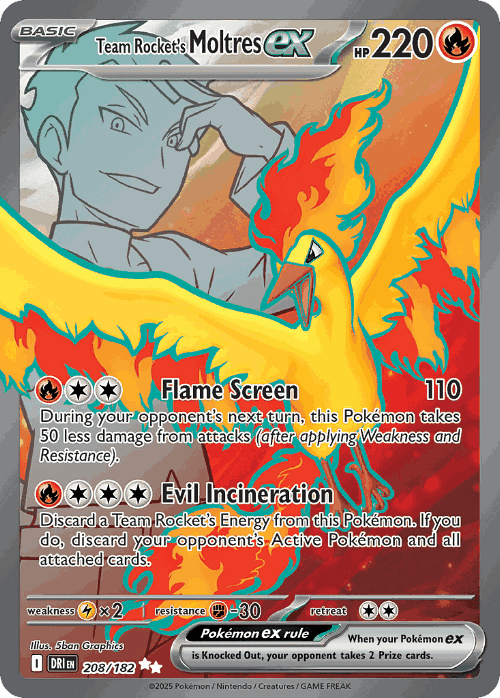 Team Rocket's Moltres ex 208, Destined Rivals