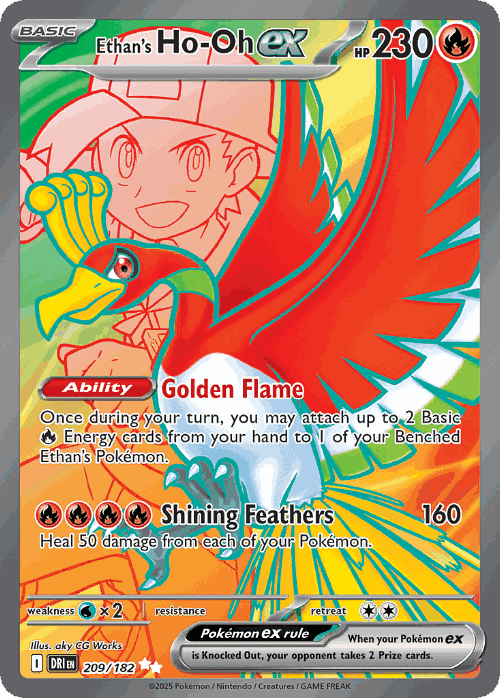 Ethan's Ho-Oh ex 209, Destined Rivals