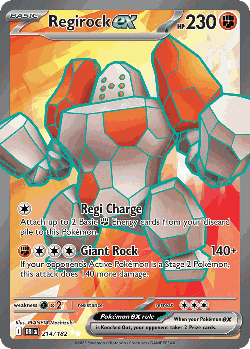 Regirock ex 214, Destined Rivals