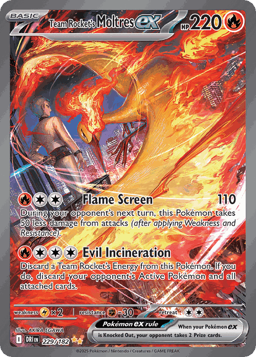 Team Rocket's Moltres ex 229, Destined Rivals