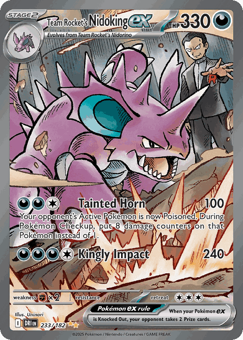 Team Rocket's Nidoking ex 233, Destined Rivals