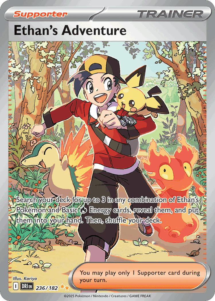 Ethan's Adventure #236 from Destined Rivals - Special Illustration Rare - Illustrated by Kariya