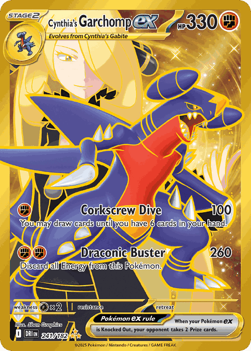 Cynthia's Garchomp ex 241, Destined Rivals