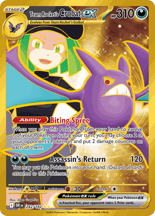 Team Rocket's Crobat ex 242, Destined Rivals
