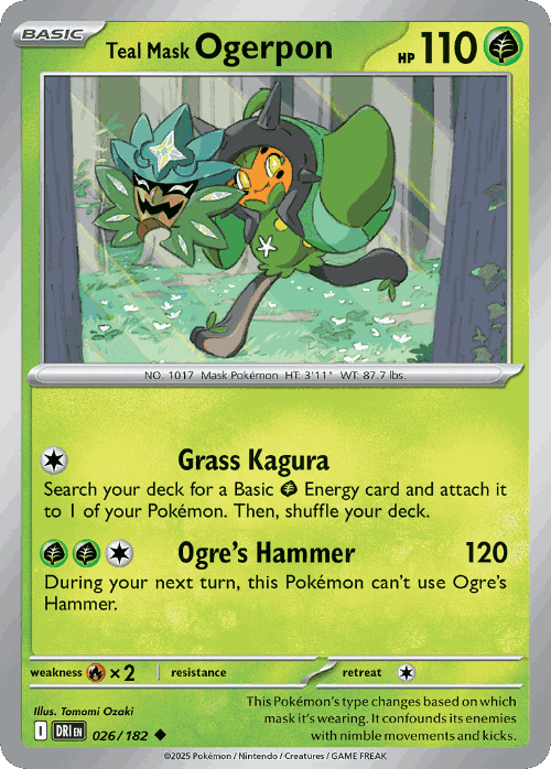Teal Mask Ogerpon 26, Destined Rivals