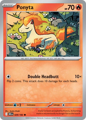 Ponyta (Destined Rivals) card image