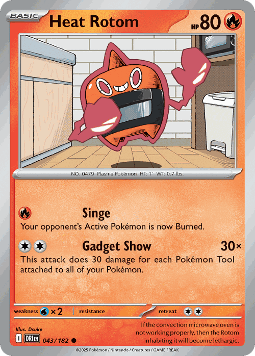 Heat Rotom 43, Destined Rivals