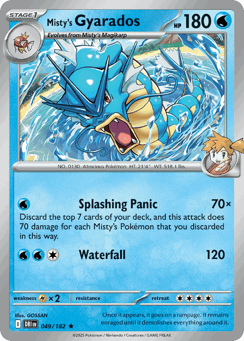 Misty's Gyarados 49, Destined Rivals
