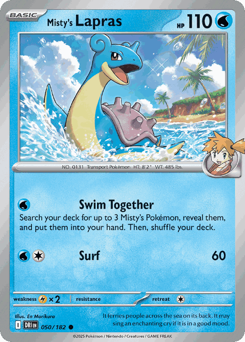 Misty's Lapras 50, Destined Rivals