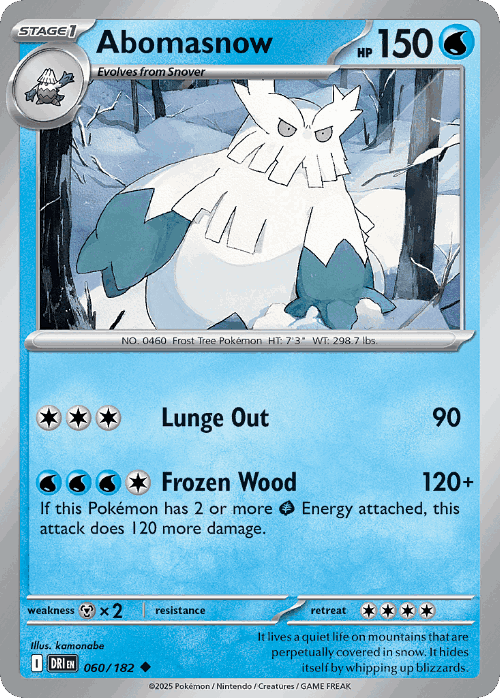 Abomasnow 60, Destined Rivals