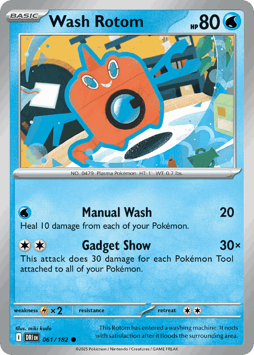 Wash Rotom 61, Destined Rivals