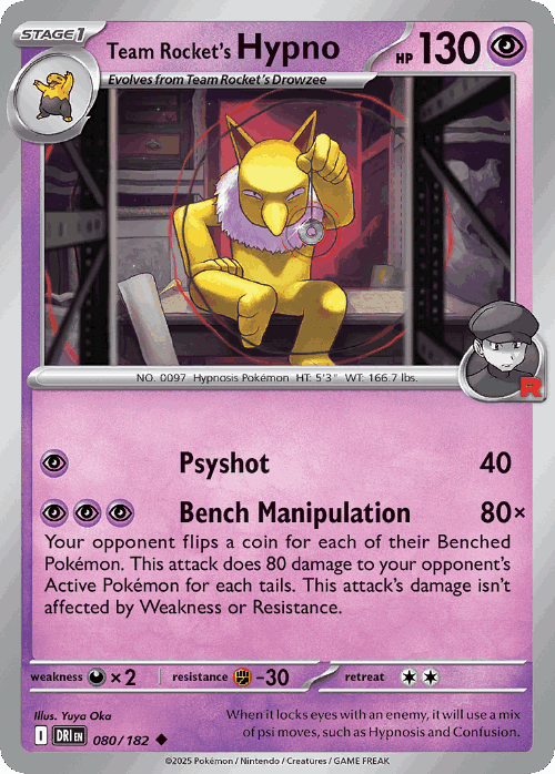 Team Rocket's Hypno 80, Destined Rivals