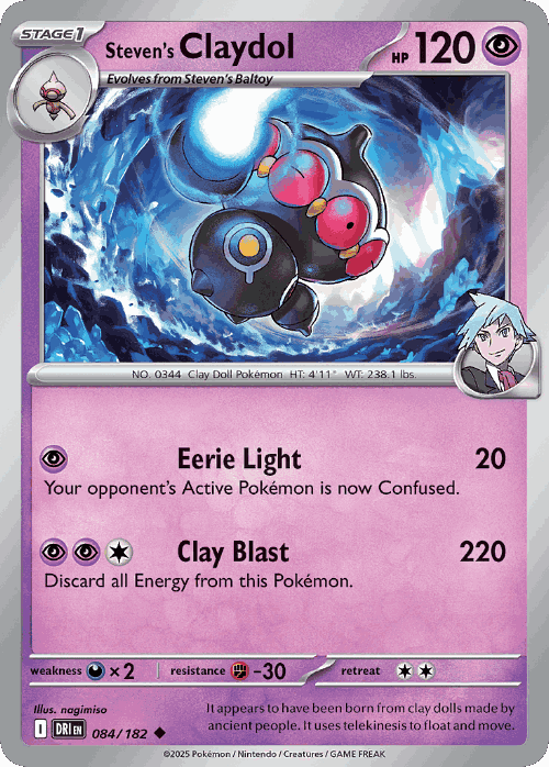 Steven's Claydol 84, Destined Rivals