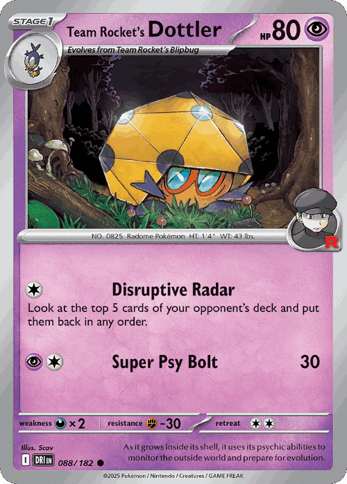 Team Rocket's Dottler 88, Destined Rivals