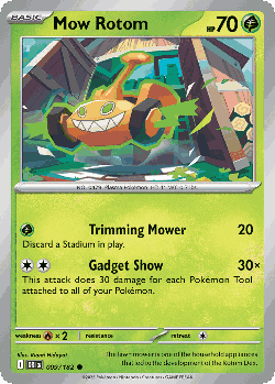 Mow Rotom Pokémon TCG card art