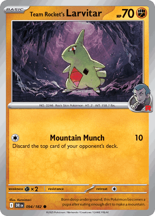 Team Rocket's Larvitar 94, Destined Rivals