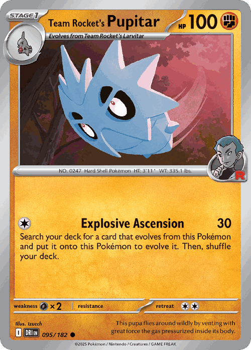 Team Rocket's Pupitar 95, Destined Rivals