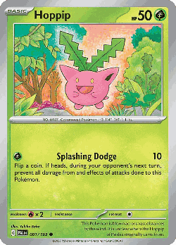 Hoppip Pokémon TCG card art