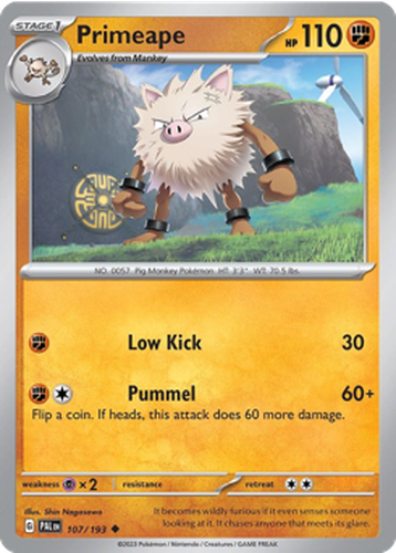 Primeape 107, Paldea Evolved