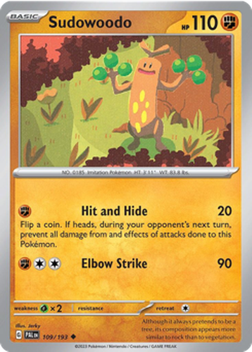 Sudowoodo 109, Paldea Evolved