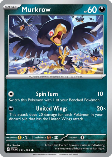 Murkrow 131, Paldea Evolved
