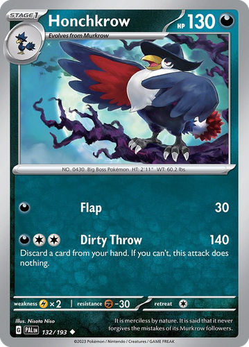Honchkrow 132, Paldea Evolved