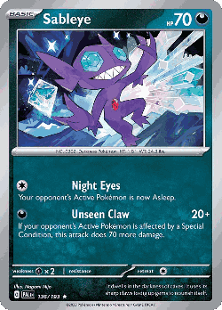 Sableye 136, Paldea Evolved