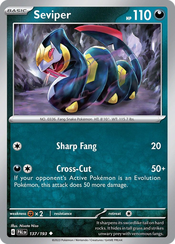 Seviper 137, Paldea Evolved