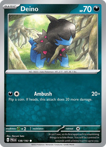 Deino 138, Paldea Evolved