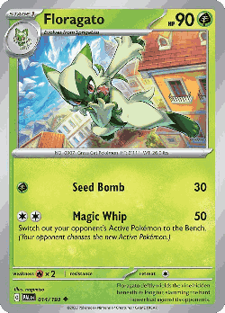 Floragato Pokémon TCG card art
