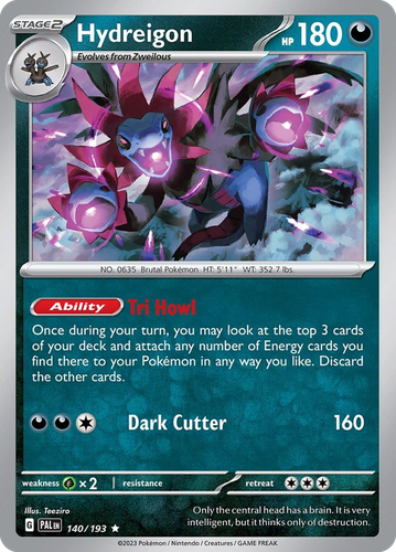 Hydreigon 140, Paldea Evolved