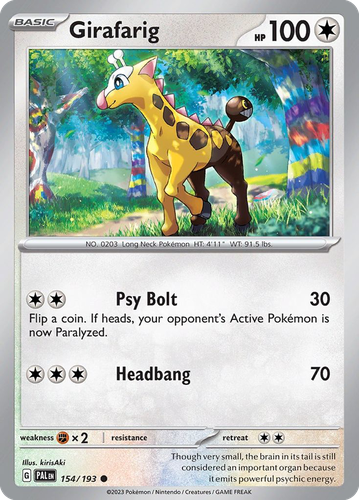 Girafarig 154, Paldea Evolved