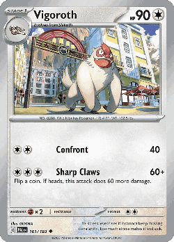 Vigoroth 161, Paldea Evolved