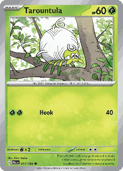 Tarountula Pokémon TCG card art