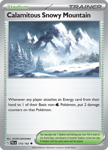 Calamitous Snowy Mountain 174, Paldea Evolved