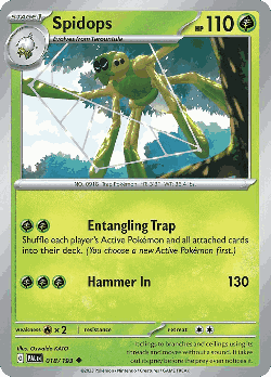 Spidops Pokémon TCG card art