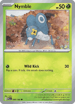 Nymble Pokémon TCG card art
