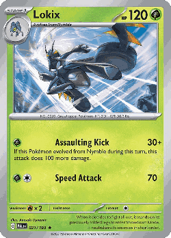 Lokix Pokémon TCG card art
