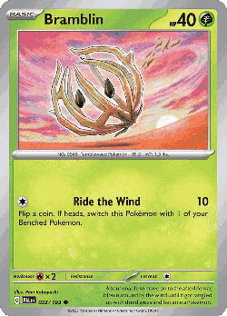 Bramblin Pokémon TCG card art