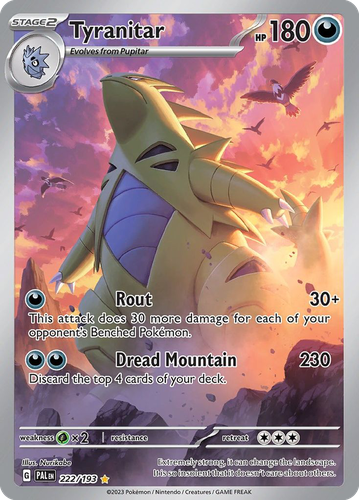 Tyranitar 222, Paldea Evolved