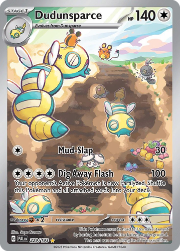 Dudunsparce 229, Paldea Evolved